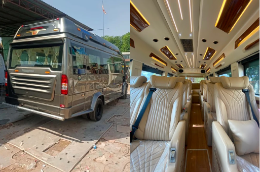 Book Force Urbania tempo traveller for Chandigarh trip