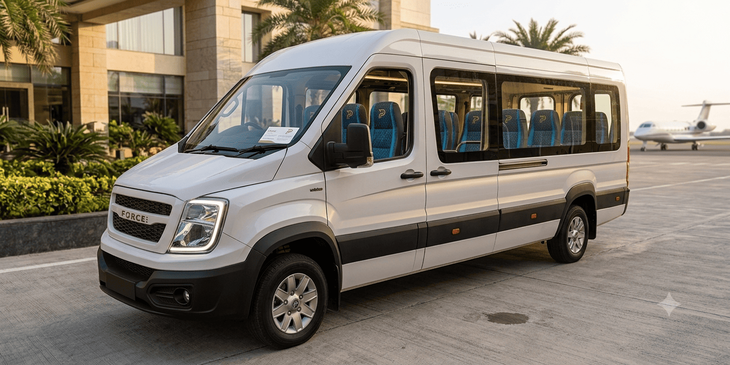 Force Urbania vs Tempo Traveller comparison for luxury group travel