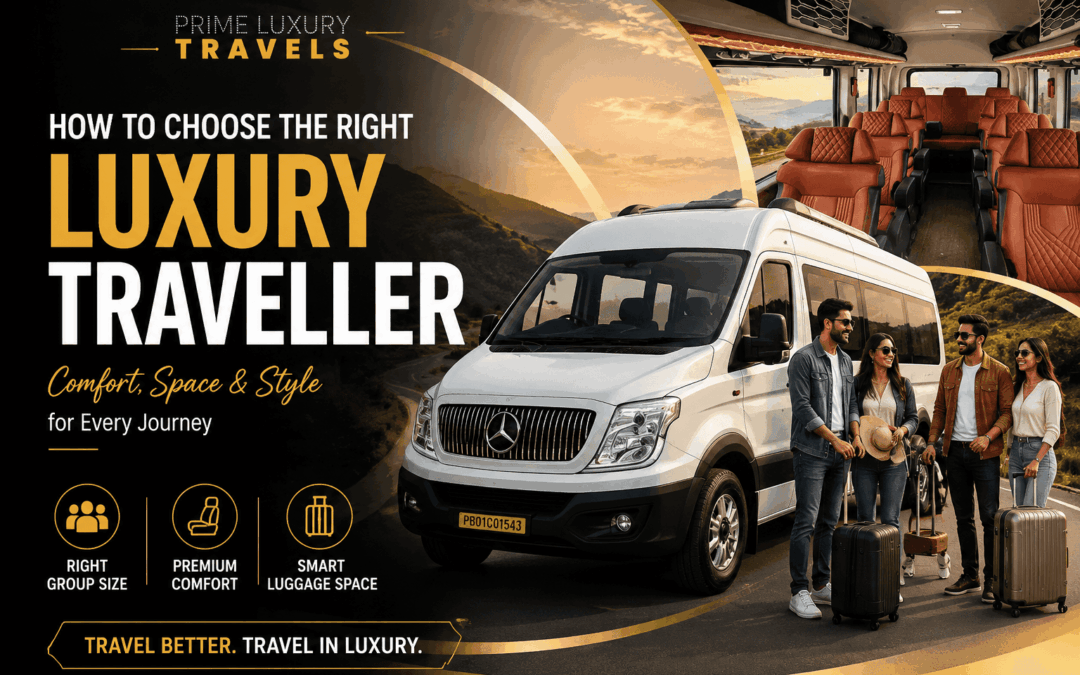 Tempo Traveller Booking Chandigarh for Family Trips